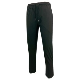 U379   Custom made pure black sweatpants design rubber band pants with zipper pocket at the back and zipper pocket at the side U379   Custom made pure black sweatpants design rubber band pants with zipper pocket at the back and zipper pocket at the side